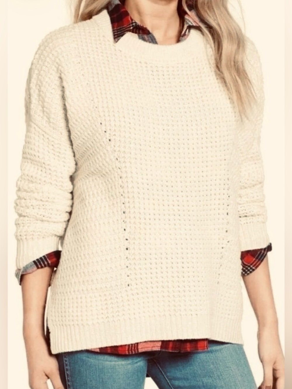 Madewell Stitch Mix Wool Alpaca Blend Pullover Sweater